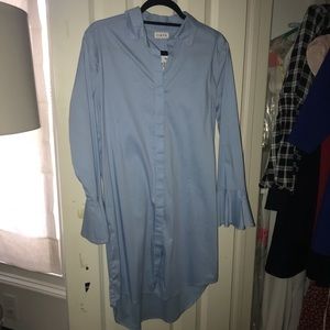 Firth long sleeve button down dress